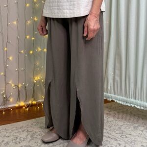 Mittoshop Charcoal Wide-Leg Pants